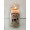 Retro School Milk Bottle Candle 12 cm Vanilla Scented Farmers